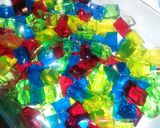 A picture of step 2 of Broken Glass Jell-O Dessert. ..