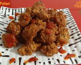 A picture of step 4 of Sprouted Moong Pakoda.
