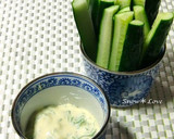 A picture of step 4 of Cucumbers with Shiso and Mayonnaise Dip.