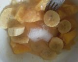 Foto del paso 4 de la receta: Postre🥧 vegano🍯frutal🍑🍊🍌 y económico🤔