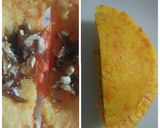 A picture of step 4 of #carrot samolina sweet stuff with nuts&rose petal jam#dussehra.