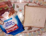 A picture of step 2 of Desi Sandwich.