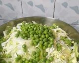 बंदगोभी मटर की सब्जी (bandh gobi matar ki sabzi recipe in Hindi) रेसिपी चरण 1 फोटो