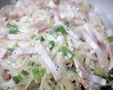 A picture of step 2 of Kanya 's Bacon Hash Brown.