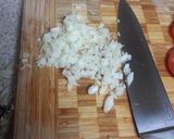 A picture of step 1 of Simple burger, great flavor.