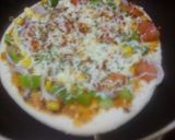 A picture of step 1 of Veggies pizza.