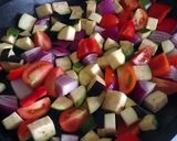 A picture of step 2 of Vickys Roast Chicken Ratatouille, GF DF EF SF NF.