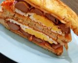 Foto langkah ke 3 dari resep Sandwich roti tawar.