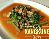 Foto langkah ke 4 dari resep Cah Kangkung Teri.