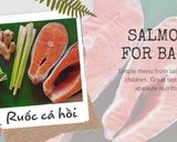 Hình bước làm 5 của món Ruốc cá hồi