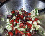 A picture of step 2 of Quinoa Tabbouleh.