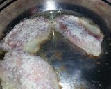 A picture of step 2 of GF Parmesean crusted Tilapia.