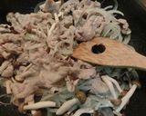 A picture of step 3 of Pork in Ponzu and Mayonnaise.