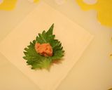 A picture of step 3 of Chicken Tender, Shiso and Mentaiko Spring Rolls.