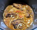 A picture of step 3 of Taquitos Machaca.