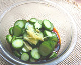A picture of step 3 of Pickled Cucumbers (Quick-Prep Microwave Version).