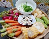 Hình bước làm 1 của món Canh gà rau củ