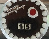 Foto langkah ke 6 dari resep Unbaked ChocoCheese Cake.