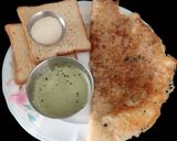 A picture of step 5 of Bread rawa dosa.