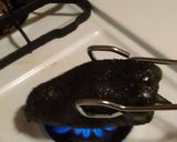 A picture of step 1 of Chile rellenos.