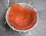 A picture of step 3 of Okara Ball Salad.