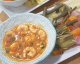 Foto del paso 4 de la receta Gambas en salsa de tomate picante