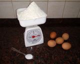 Foto del paso 1 de la receta: Fideos caseros al huevo