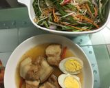 Hình bước làm 4 của món Thịt kho tàu dưa giá