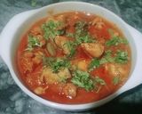 A picture of step 12 of Chicken Cinnamon Karhai.
