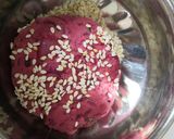 A picture of step 2 of Oats and Beetroot tikki.
