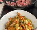 Foto del paso 6 de la receta: Berenjenas rellenas sobre base de patatas panadera