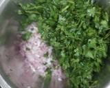 Spicy Onion Paratha With Spicy Coriander Chutney recipe step 4 photo