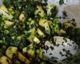 मेथी मटर आलू (Methi matar aloo recipe in hindi) रेसिपी चरण 7 फोटो