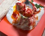 A picture of step 5 of Chilbeesh (Çılbır🇹🇷) Turkish poached eggs.