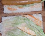 A picture of step 4 of Rolled-up Cold Sandwich.