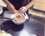รูปขั้นตอนการทำที่ 5 ของ ขนมจีบกุ้ง หมูสับ แบบไม่มีซึ้งก็นึ่งได้ ทำทานเองที่คอนโดได้ค่ะ