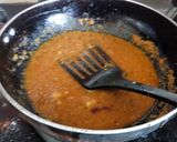 A picture of step 3 of Kadai paneer.
