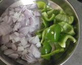 A picture of step 2 of Idli chilli.