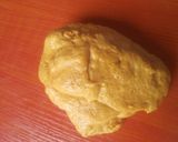 A picture of step 4 of 3 color bread.