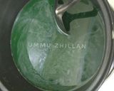 Foto langkah ke 1 dari resep Puding Sutra Pandan.