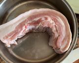 韓式白切肉的食譜步驟1照片