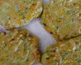 Veggie fritters and poached egg in a bun recipe step 3 photo