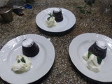 Volcán de chocolate. Super rápido y fácil