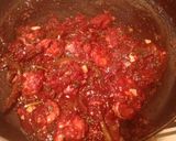 A picture of step 6 of Shrimp scampi in red wine tomatino.