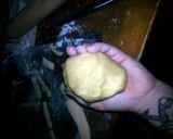 A picture of step 4 of homemade dumpling noodles.