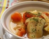A picture of step 6 of Cod, Potato and Tomato Soup.