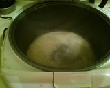 A picture of step 1 of Japanese fried rice.