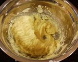 A picture of step 3 of Peppermint Whipped Cream Frosting and Filling.