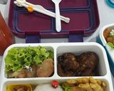 Foto langkah ke 1 dari resep Mommy Bento Roblox game udang goreng tepung.