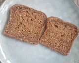 A picture of step 1 of Avo and Poached Egg on Rye Bread Toast.